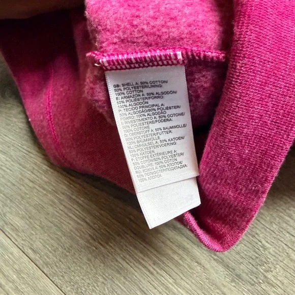 The North‎ Face Womens Pink Stay Wild Zip Up Hoodie Sweatshirt S P - Picture 5 of 6